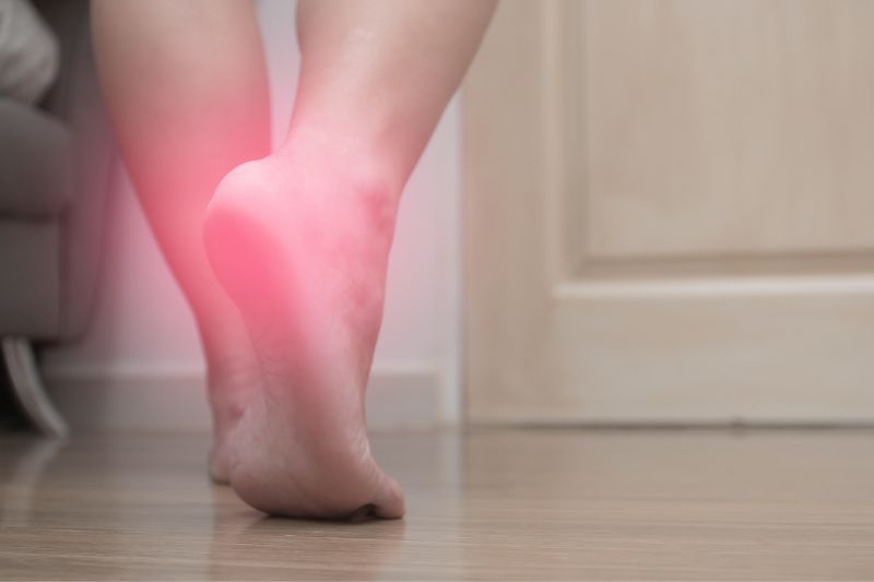 Image portraying foot pain
