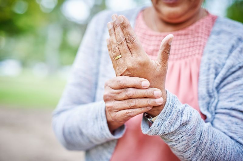 Image portraying arthritis pain in hand